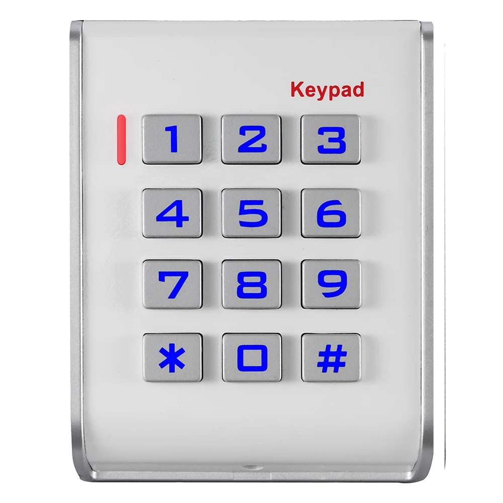 1Pc 125Khz 13.56Mhz Rfid Access Control Keypad Contactless Door Controller Electric Security Lock Wiegand 26 Luminous Keyboard