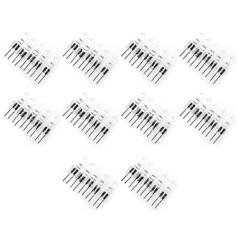 

LICE-50 X G4 20W 12V Clear Halogen Capsule Lamp Light Bulbs