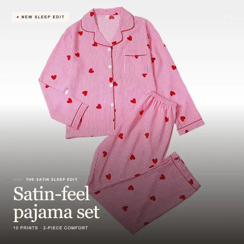 Autumn New Women Halloween Pumpkin Print Pajama Set Lapel Long Sleeve Shirt Pants Soft Comfort Ladies Sleepwear Home Nightwear