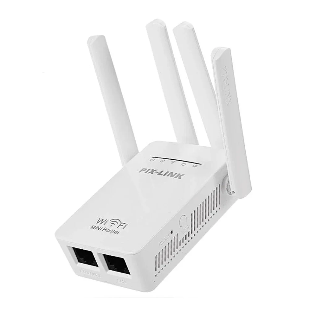 Original Wireless Wifi Repeater 300Mbps Universal Long Range Router With 4 Antennas AP/Router/Repeater 3in1 Mode