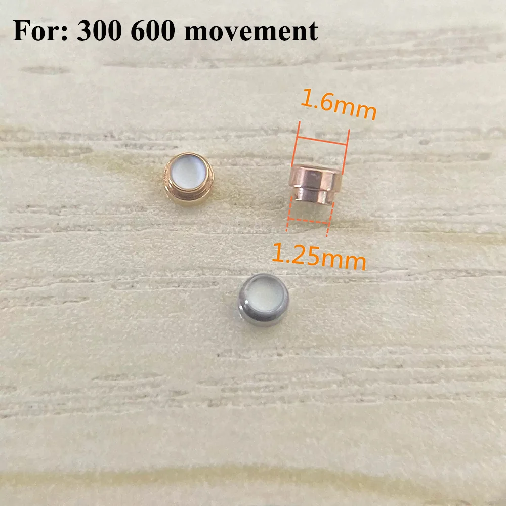 

Запасные части для часов, светящийся безель с жемчугом, подходит для механизма 300 600, внешнее кольцо, 1,6 мм, ночные бусины, аксессуары для ремонта