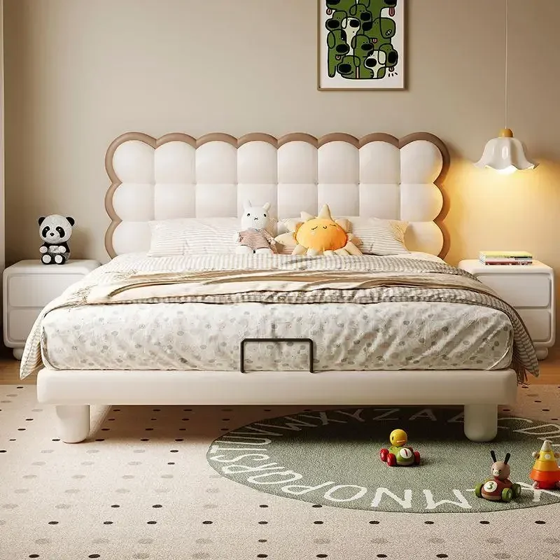 Pop Bedroom Wooden Bed Double Modern Loft Luxury Princess Space Saving Sleeping Bed Comfortable Camas De Casal Trendy Furniture