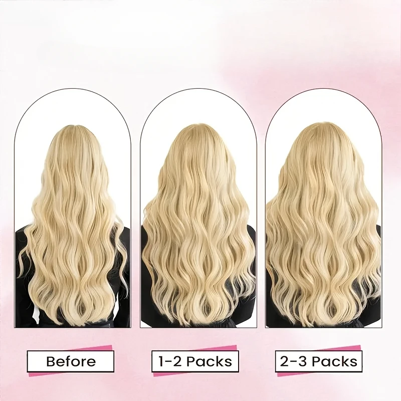 Extensiones de cabello de Color rubio 613, extensiones de cabello con cinta para mujeres, cabello humano liso Remy, extensiones de cabello liso Rubio