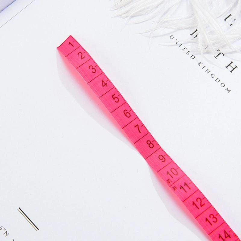 E28F 150cm/60" Body Measuring Household Stationery Tape Ruler Centimeter Plastic Soft