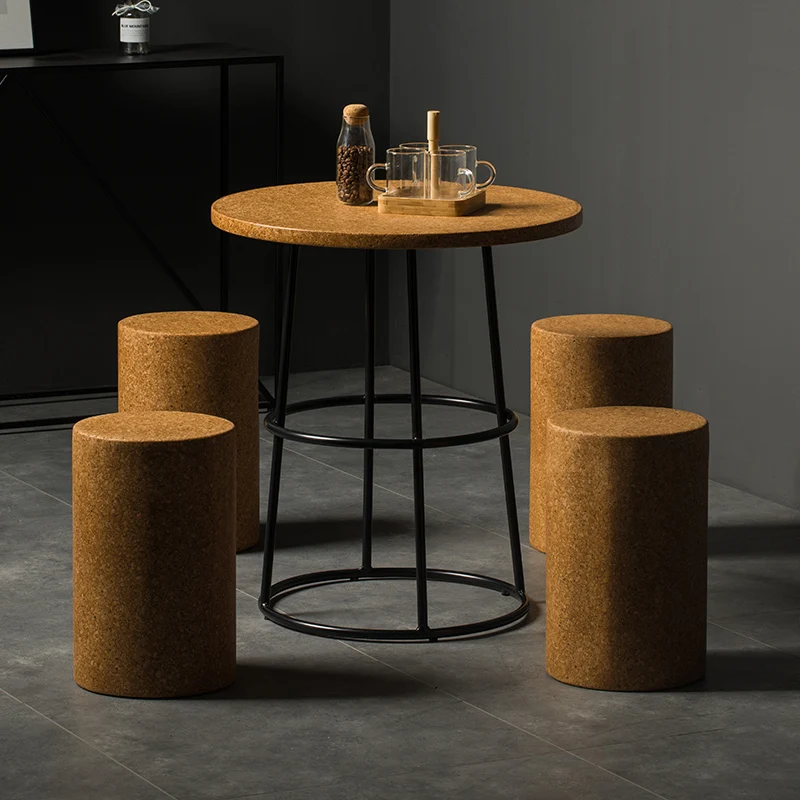 

Small stool Home low Fashion creative balcony Designer small chair Living room small bench Solid wood makeup