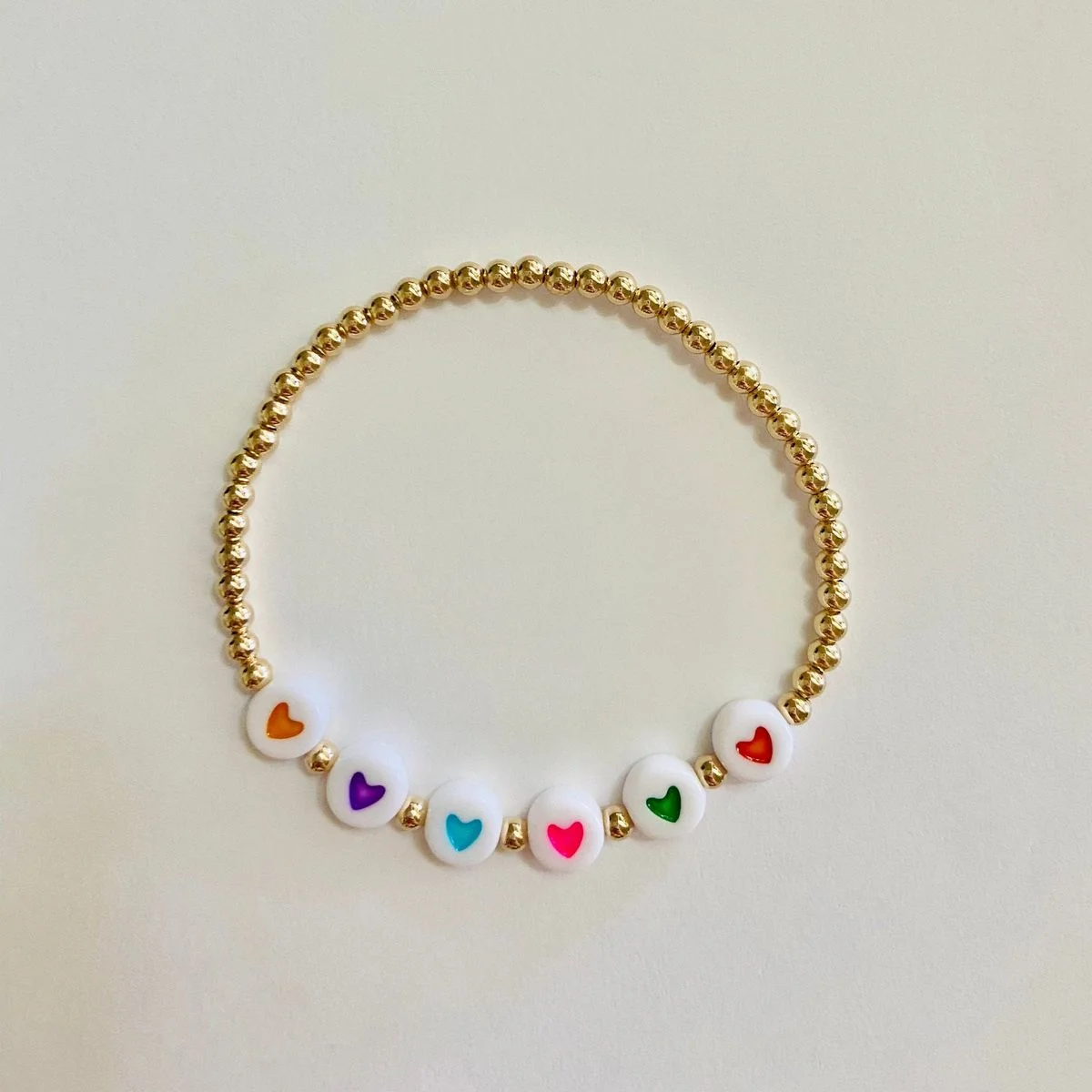 

CCGOOD Multi-color Heart Bracelet for Women Girl Personalized Friendship Pulseras Jewelry Mother's Day Friends Classmate Gifts