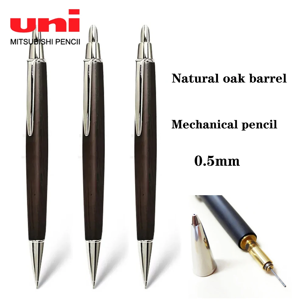 Japan UNI PURE MALT Mechanical Pencil M5-2005 Low Center of Gravity 0.5mm Oak Pole Business Anime Pencil Office Supplies