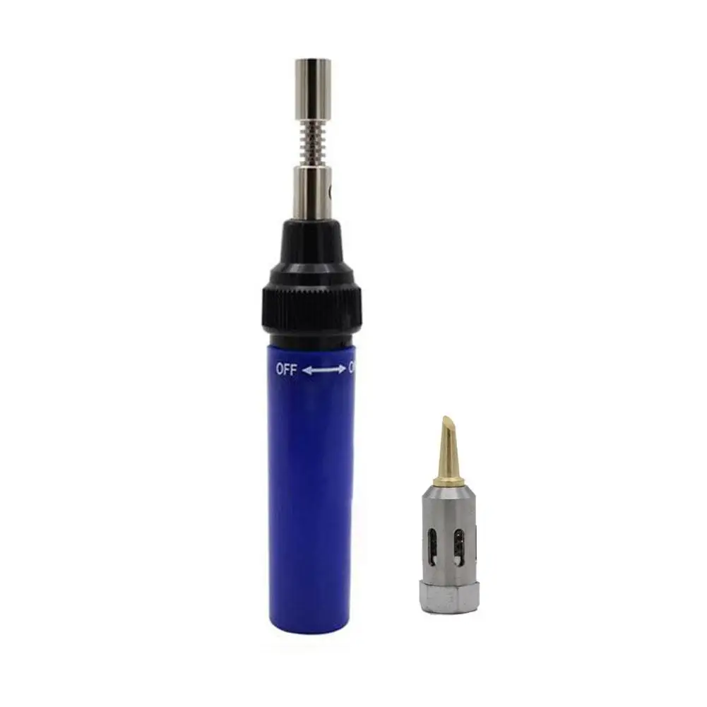 Portable Gas Soldering Iron MT-100 Wireless Multi-function Ignition Butane Welding Automatic Tool Protection Gas Torch Safe J7M0