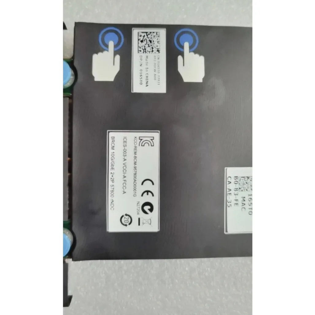 SX Original Not New for Dell 165T0 10G/GbE 2+2P 57800 R630 R730 Dual Optical Ports + Dual Electrical Ports Interface Controller