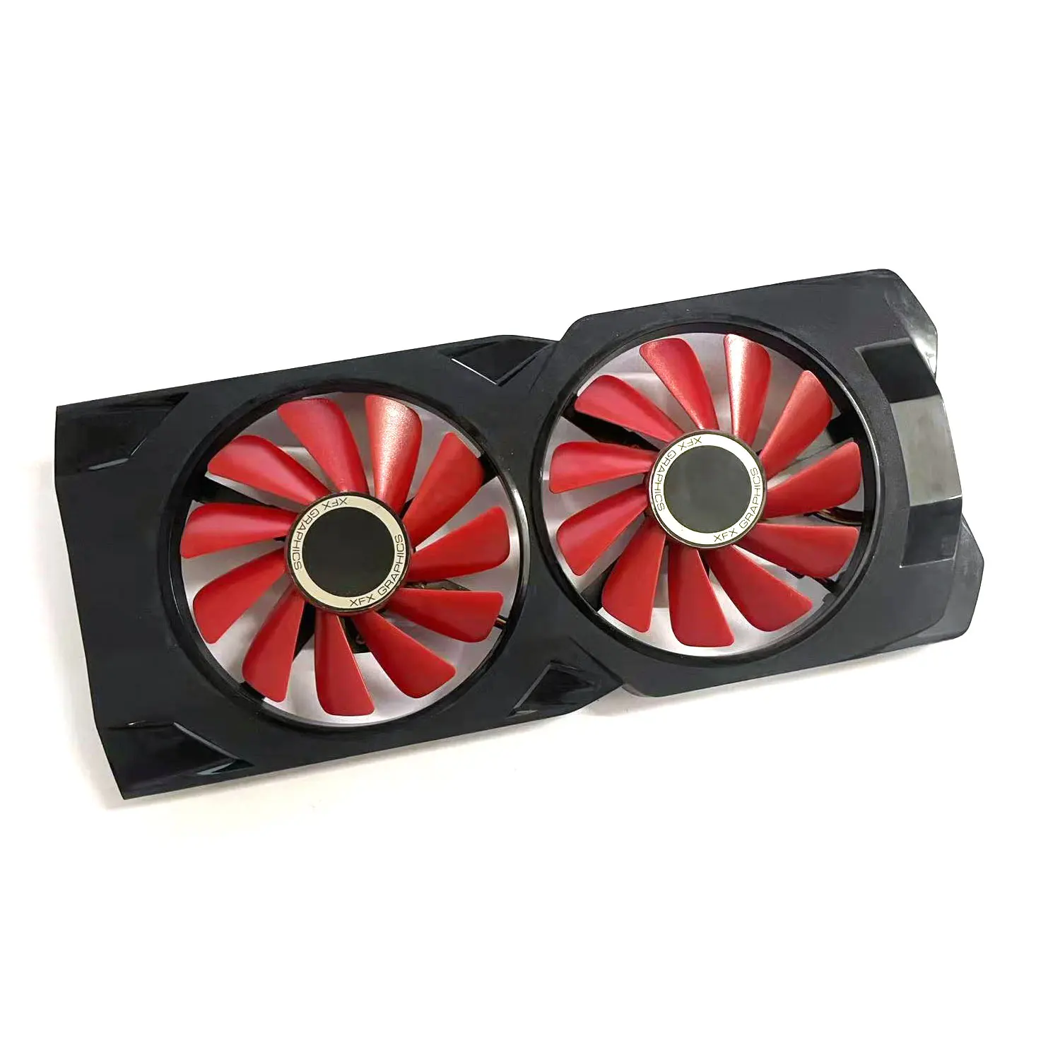 New 85MM 4PIN fan and case FDC10U12S9- CF9010H12S GPU cooler for XFX RX 470 570 588 2048SP 4GB Black Wolf Graphics Card Cooling