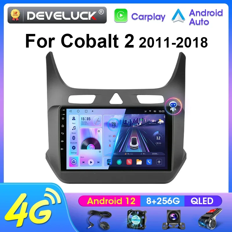 

Android 12 Car Radio For Chevrolet Cobalt 2 2011 - 2018 2 Din Stereo Multimedia Video Player GPS 4G Carplay Auto DVD Head Unit