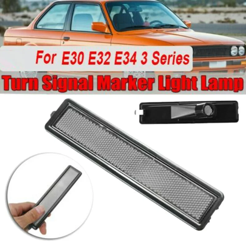 Auto richtingaanwijzer bumper zijmarkeringslicht voor BMW E30 E32 E34 3-serie