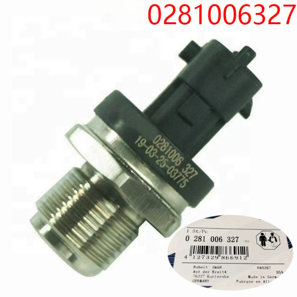 For 0281006327 Fuel Rail Pressure Sensor Common Regulator 0281006327 0281006112 0281002937 2007-2012 Ddodge Rram 2500 3500 4500