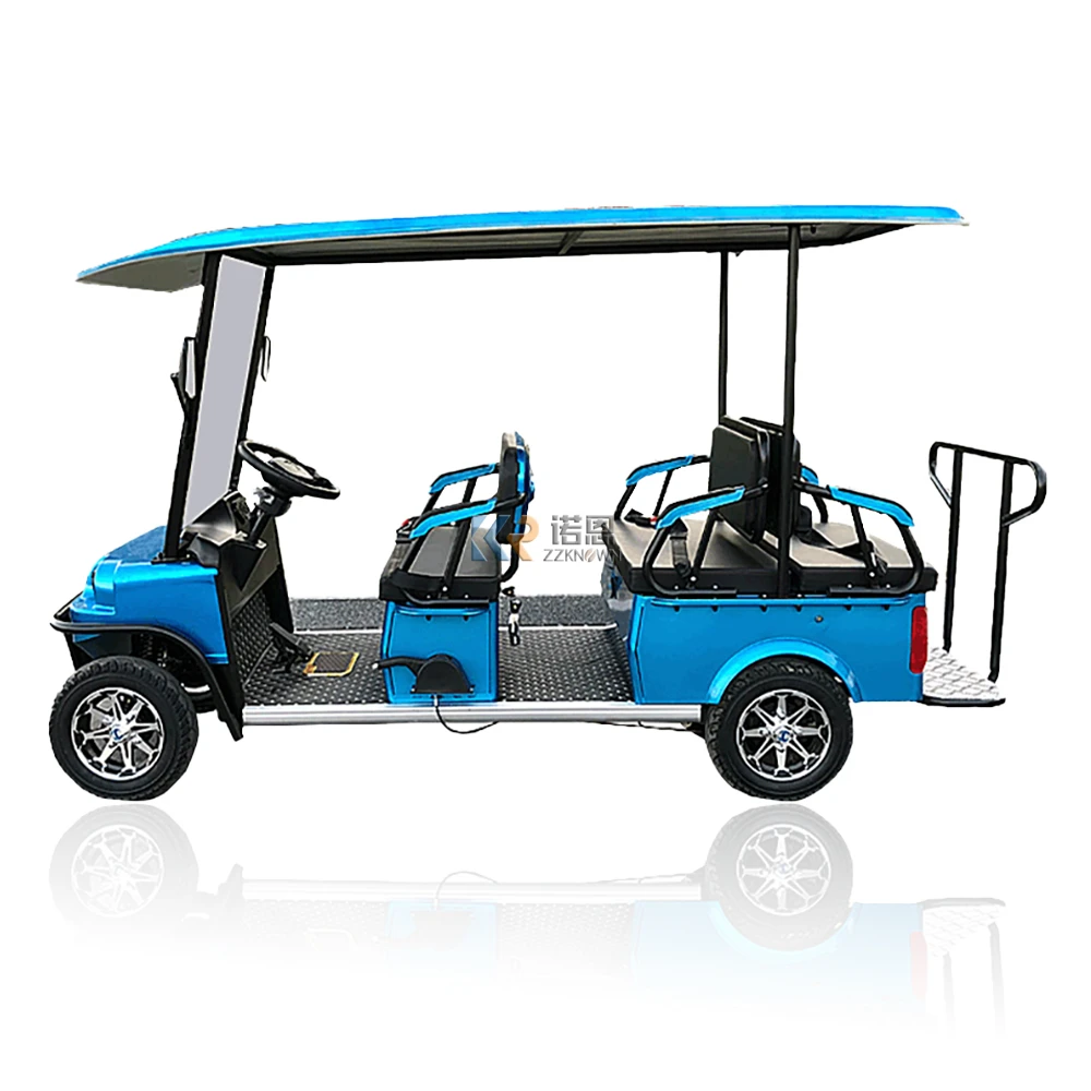 2023 bestseller 4 koła 6 elektryczny wózek golfowy pasażerski autobus turystyczny Tuk Tuk Tuk samochód zwiedzanie rower Tandem rower