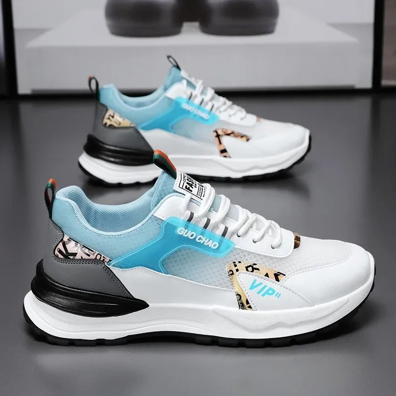 

Новая летняя дышащая мужская обувь, дизайнерская инновационная модная мужская спортивная тренировочная обувь на мягкой подошве, кроссовки для бега, теннисные кроссовки