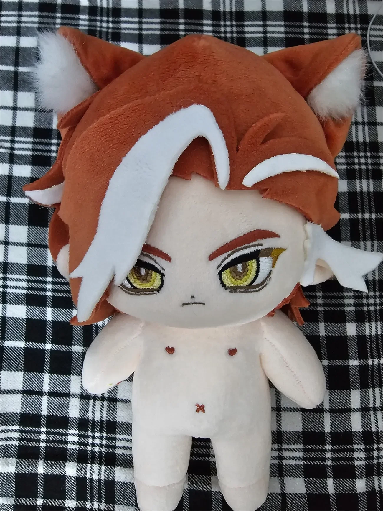 أسطورة Luoxiaohei 20 سنتيمتر أواخر العام محشوة أفخم فستان القطن دمية الفيلم المحيطة مع الفتيات إرسال الأصدقاء هدية عيد الميلاد