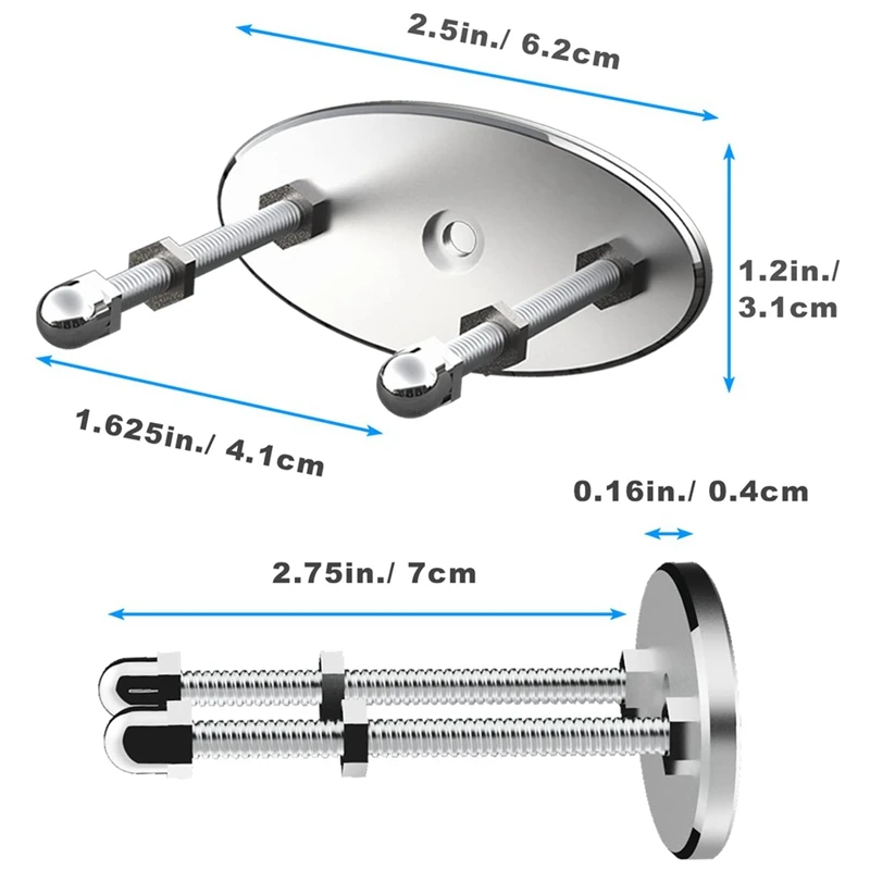 Soporte de pared para monopatín, colgador de Metal, como se muestra en la imagen, exhibición de cubierta, resistente y de fácil instalación, 6 piezas