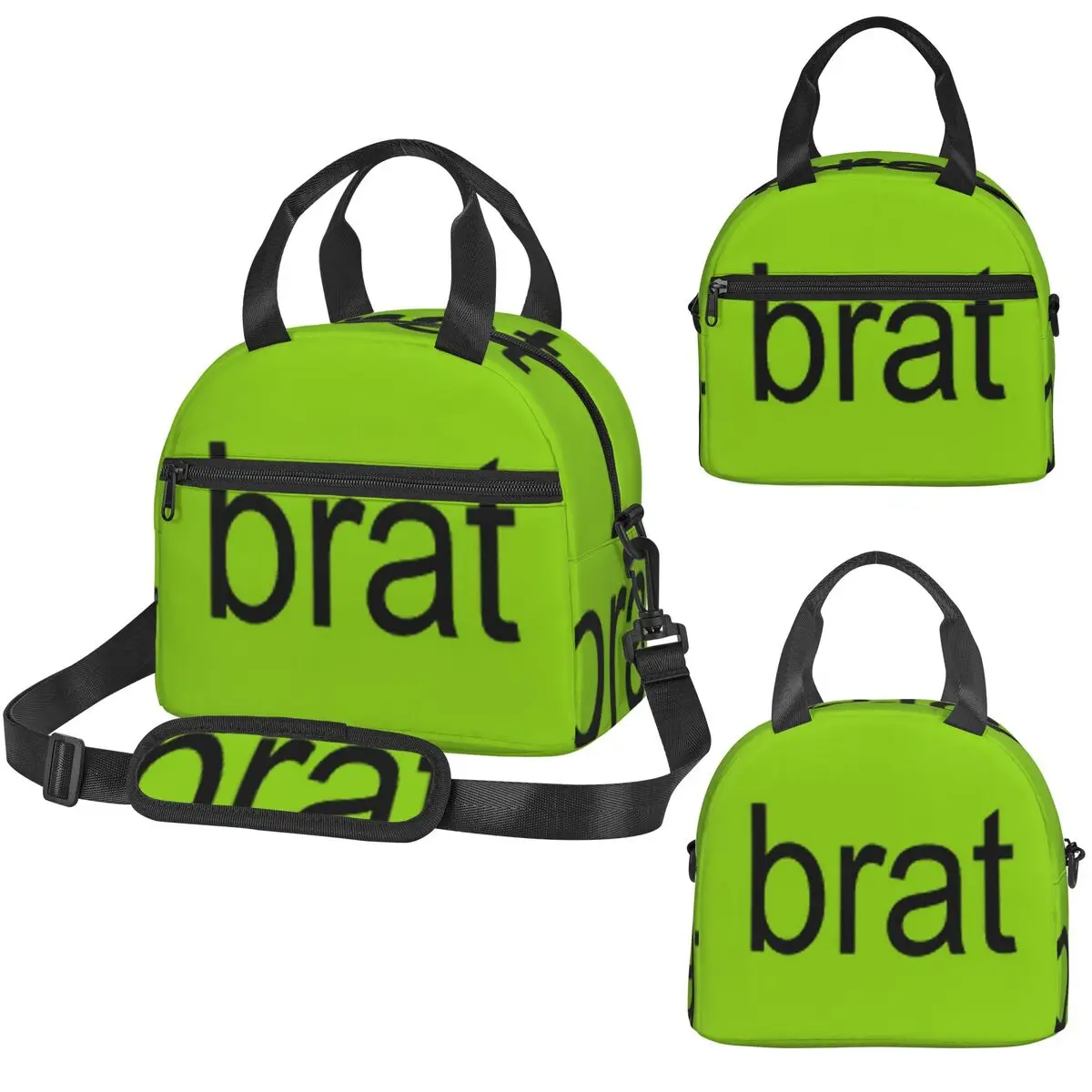 

Термосумка для обедов Brat Charli Xcx для женщин и детей, портативная термосумка для еды, термосумка-тоут