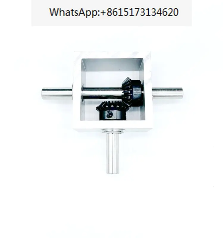 90 degree bevel gear right angle commutator small gearbox 1:1 corner mechanical transmission module shaft diameter 10mm