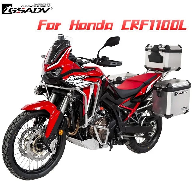 

Aluminum Panniers Saddlebag Bracket Rack Side Box Motorcycle Trunk Tail Box Storage Case Steel Bracket for Honda CRF1100L