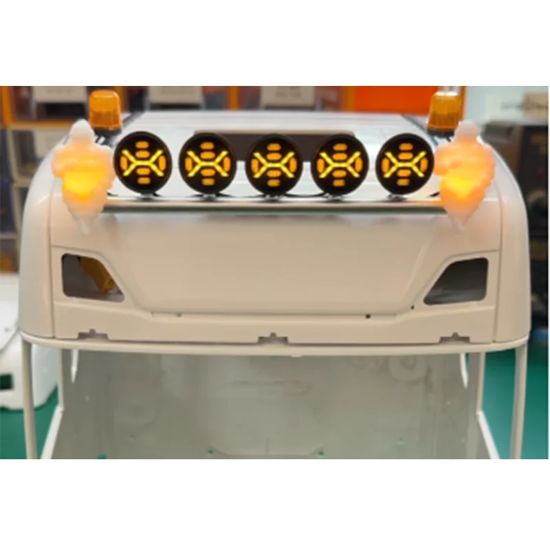 1:14 scala LED simulazione luci del tetto lampada rotante per Tamiya RC camion SCANIA 770S R620 Volvo FH16 BENZ Actros MAN TGX auto