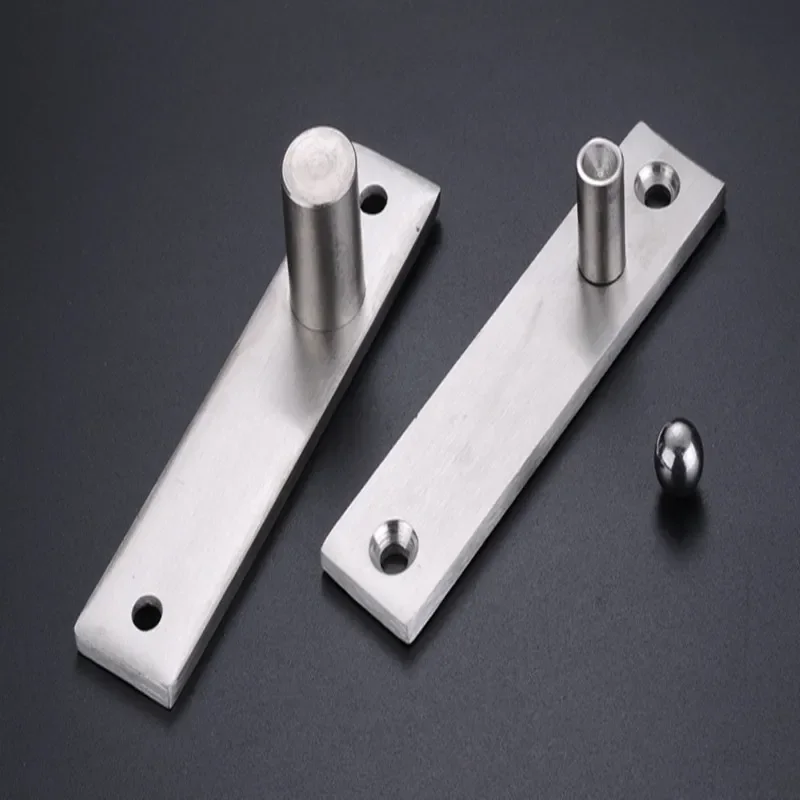 Stainless Steel Pivot Heavy Duty 360-degree Rotating Shaft Wooden Door Hinge  Murphy Positioning   Hidden Axis