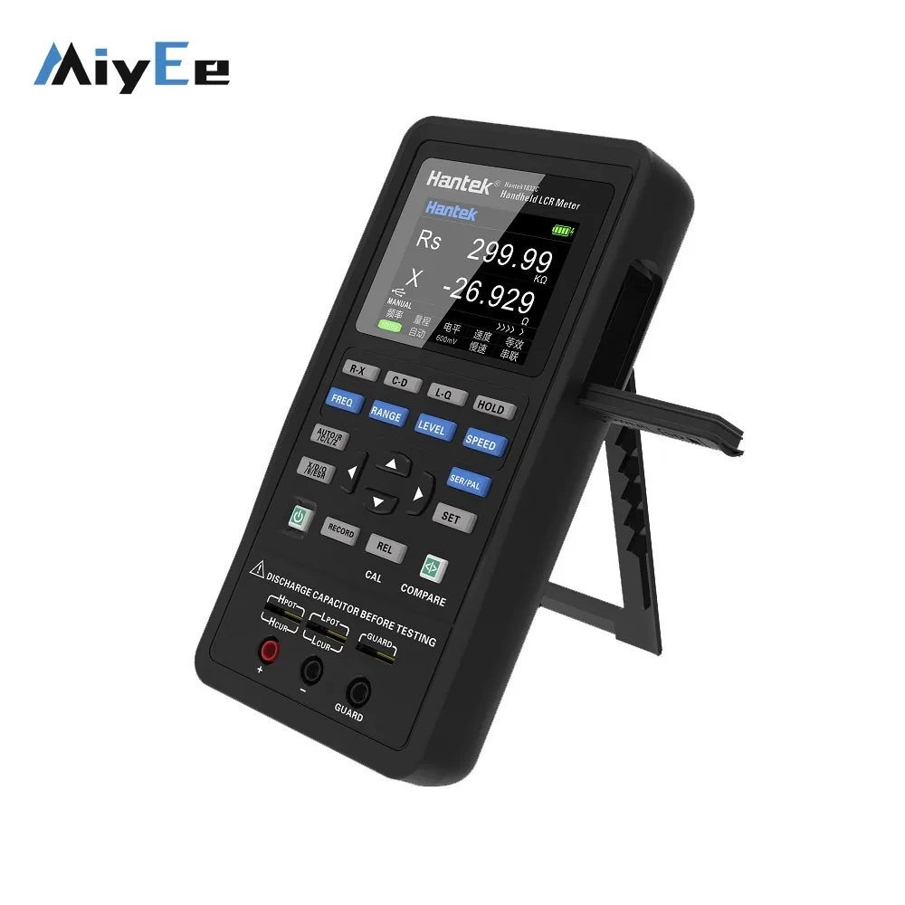 Hantek Portable Handheld LCR Meter 2.8-inch TFT LCD HD Display for Inductance Capacitance Resistance Testing