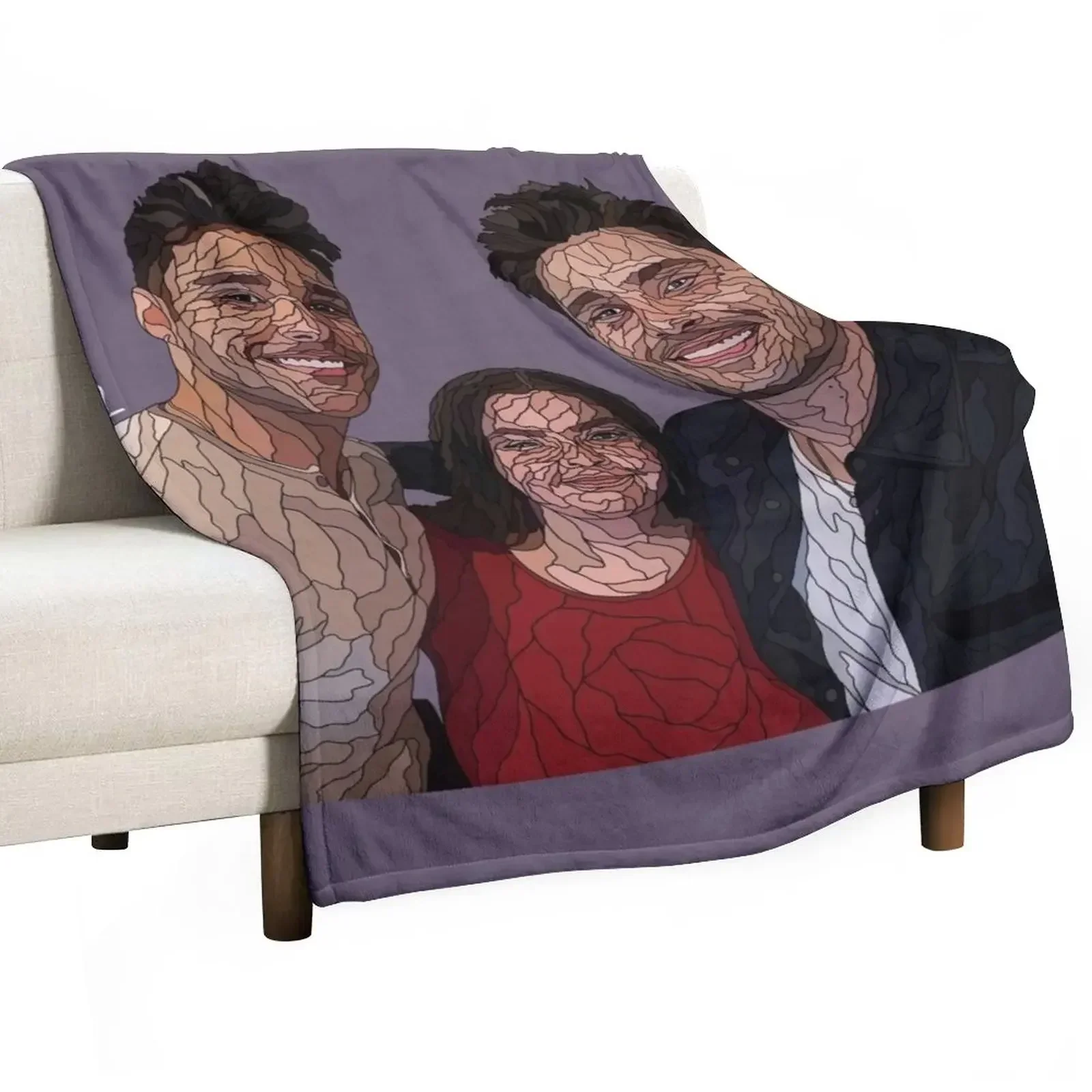 Libby Commission Throw Blanket Custom Decorative Sofa Blankets