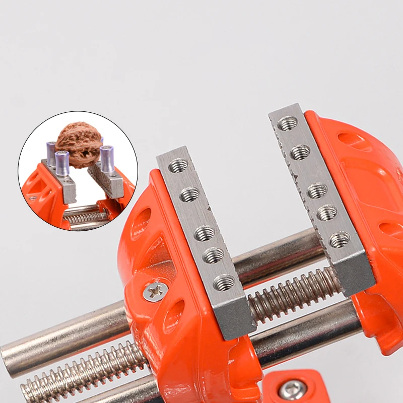 70mm Jaw Width Vise Table Clamp Adjustable 360 Rotating Clamp Vise for Workbench Woodwork Table Vise Aluminium/Steel