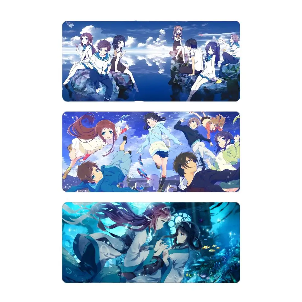 Beautiful Emotional Anime N-Nagi no Asukara Mouse Pad Mousepad Large Gaming LockEdge Thickened PC Table Desk Mat
