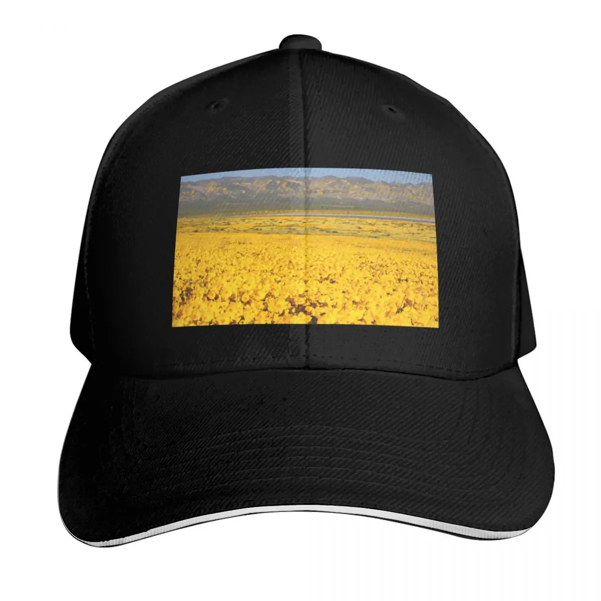 Superbloom - Golden Fields of the Carrizo Plain Baseball Cap Men Women Casual Summer Sport Sun Cap