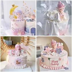Fairy Cake Topper Fairy Figurine Angel Ornament Girl's 16th Birthday Years Old Birthday Party Cake Decorations Baby Shower Decor