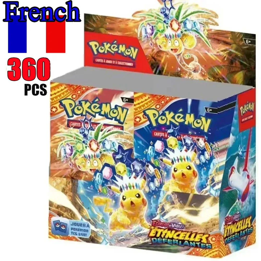 

&NEW French Pokémon TCG: Ecarlet & Violet Etsncelles Astral Radiance Obsidian Flames Booster Box Pokemon Cards Game 36 Pack Box