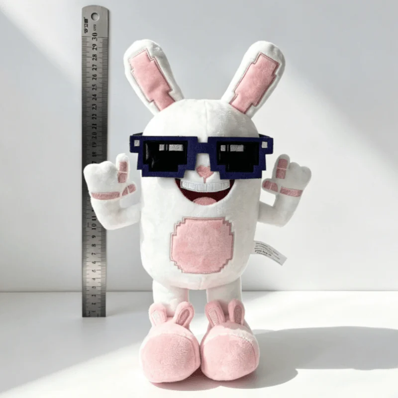 

Новая милая плюшевая игрушка-кролик Kawaii, мягкая набивная кукла-кролик, персонаж игры Brain Rot, подарок на день рождения для детей, декор для дома, коллекционная вещь