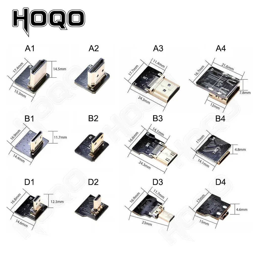 Nastro FPV Connettore compatibile HDMI Cavo piatto flessibile anti-interferenza Raspberry Pi 4 Micro Mini compatibile HDMI