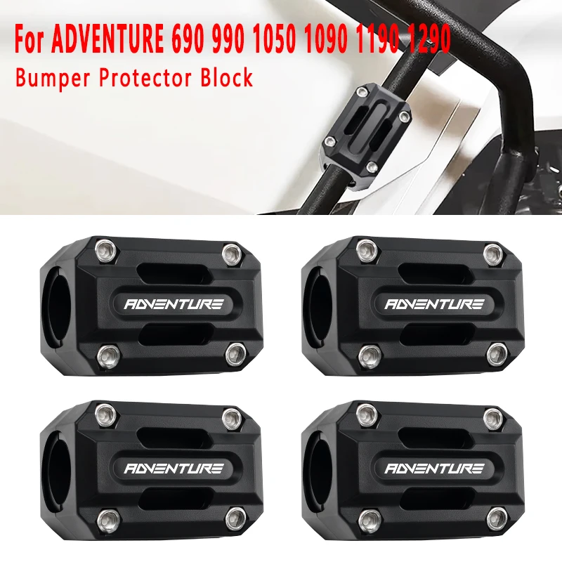 

Engine Crash Bar Protector Bumper Decorative Guard Block For 1090 1190 1290 1050 990 Adventure 690 SUPER ADVENTURE S R T 1290