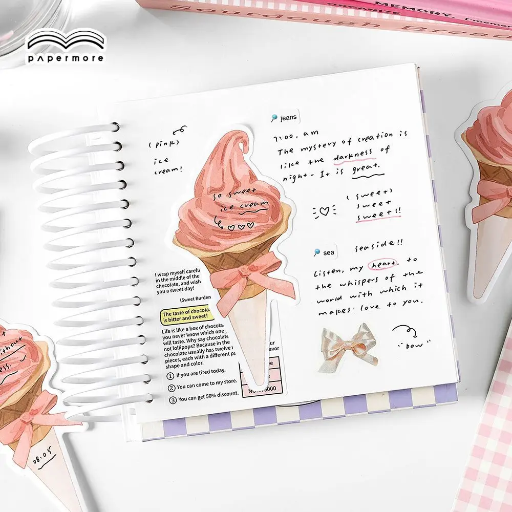 30 Sheets Strawberry Sandwich Sticky Notes Kawaii Sticky Notes Fun Sticky Notes Cute Notepads Sticky Note Pads for School Home