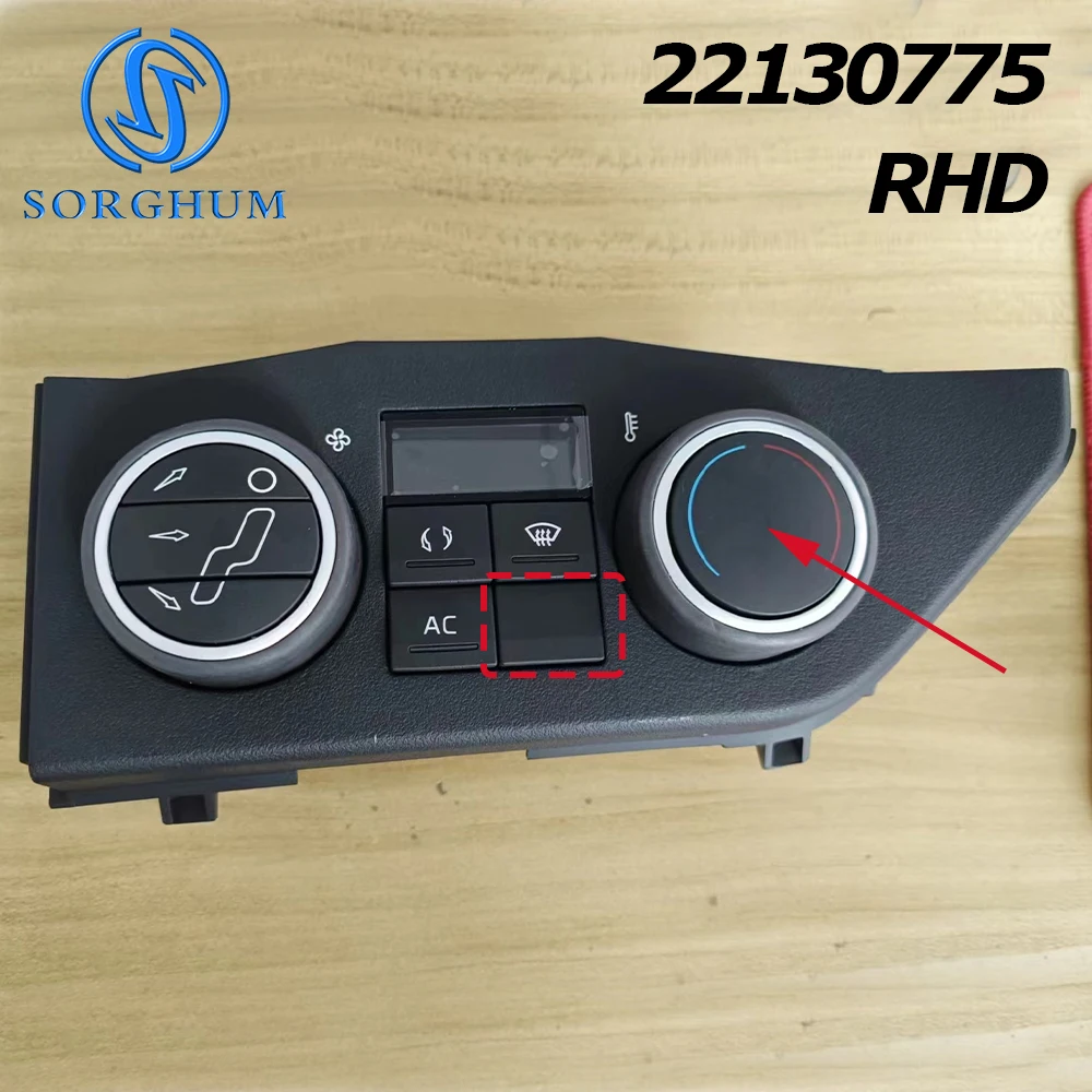 3pin 22130775 For Volvo Truck FM4 V4 FMX Right Hand Drive A/C Climate Air Conditioner Heating Control Unit Combined Switch Panel