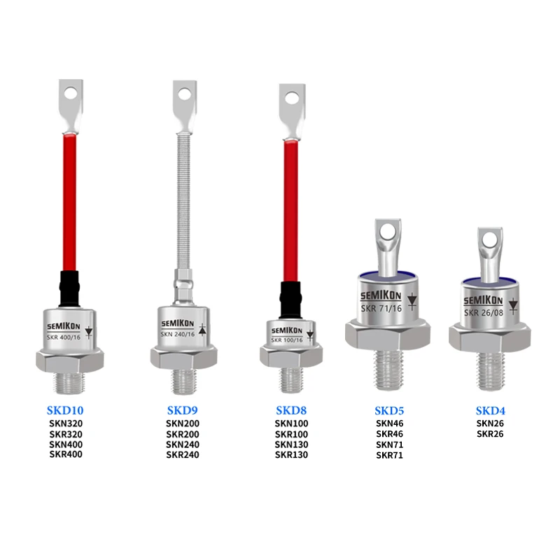 

Stud Rectifier Diode SKN100 SKR100 SKN130 SKR130 SKN240 SKN240/08 SKR320 SKR320/12 rectifier diode