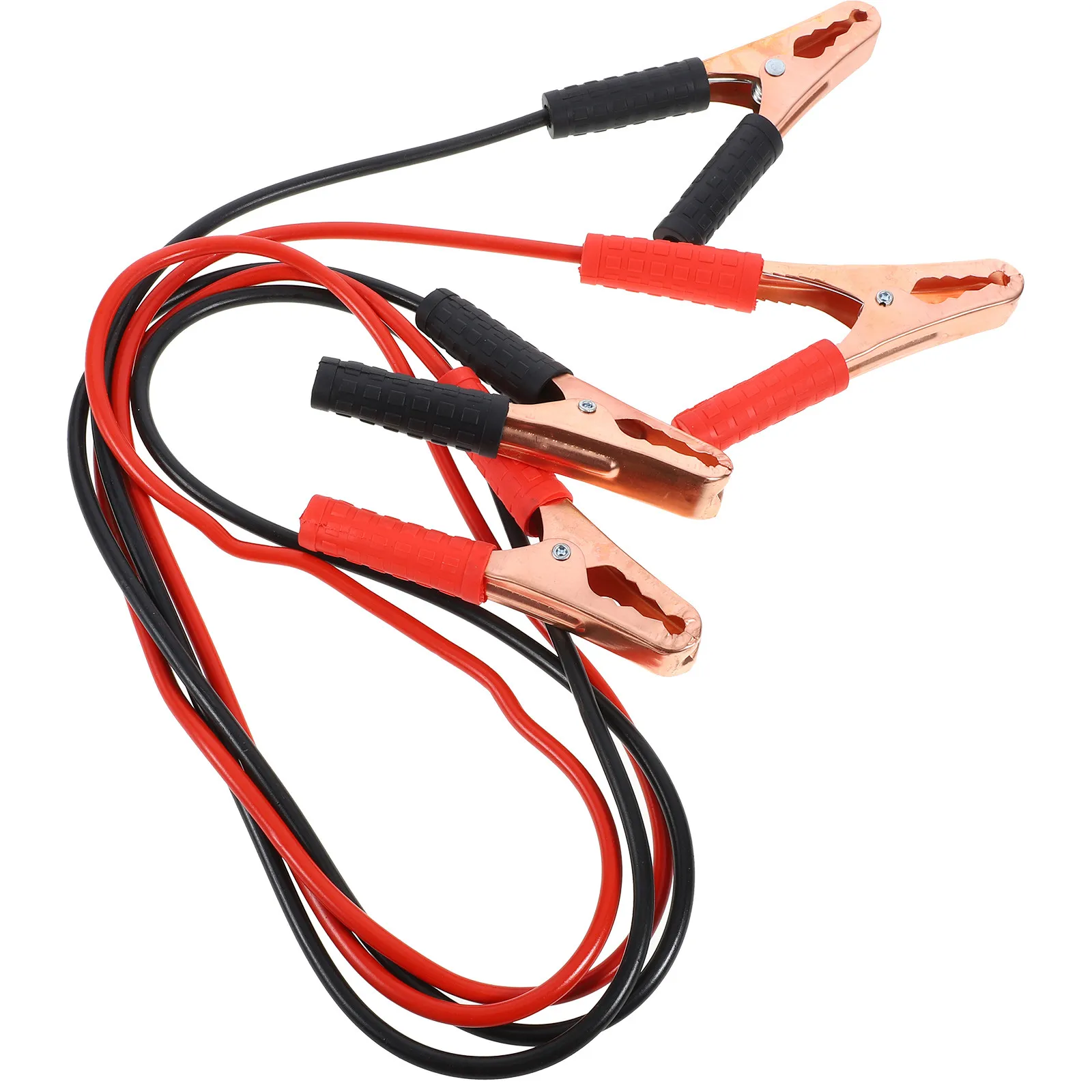 1Pair Car Battery Booster Cable Heavy Duty Jumper Cable Emergency Wire Multi-Functional Jump Starting Power Wire Automotive
