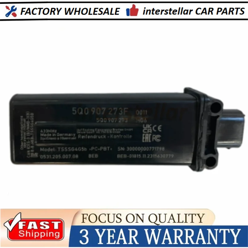 1PC Tire Pressure Control System Module TPMS Module 5Q0 907 273 F 5Q0907273F 5Q0907273B For Skoda Golf 7 Tiguan Passat B8 NEW