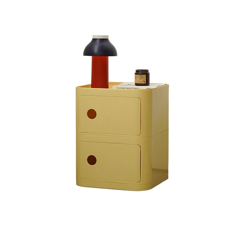 Modern Minimalist Small Storage Cabinet Shelf for Home Use Narrow Cream Style Bedside Table Alternative for Bedroom for IKEA