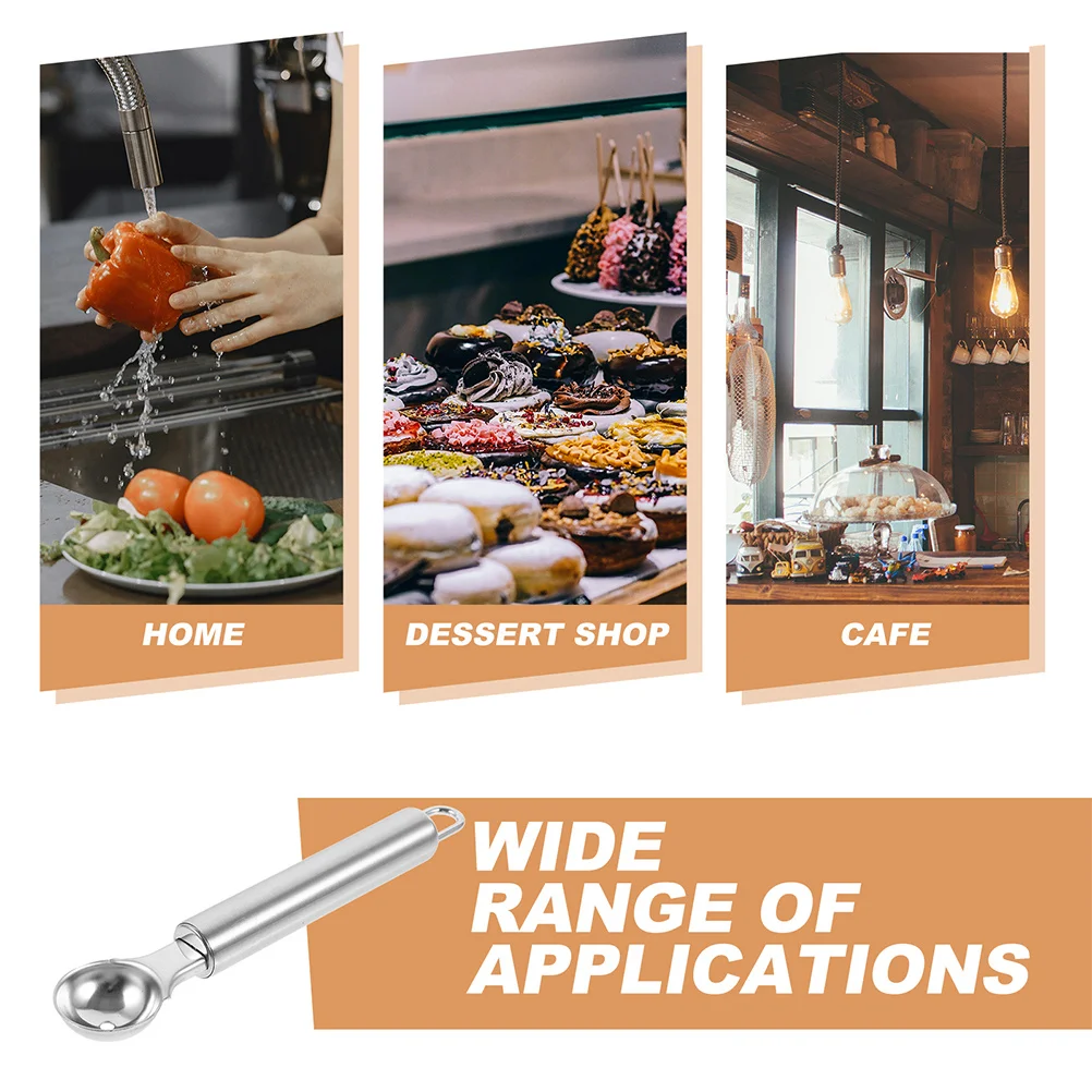 

2Pcs Heavy Duty Ice Cream Scooper Fruit Spoon Watermelon Scoops User Friendly Design Long Lasting Ice Cream Scoop