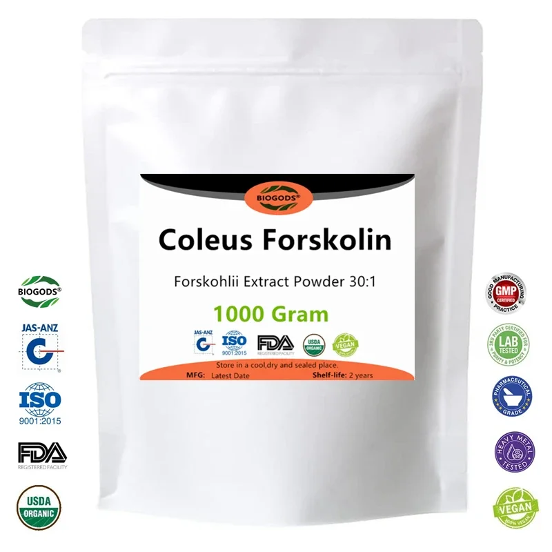 

50-1000 г, Лидер продаж, экстракт Forskolin Coleus Forskohlii, бесплатная доставка