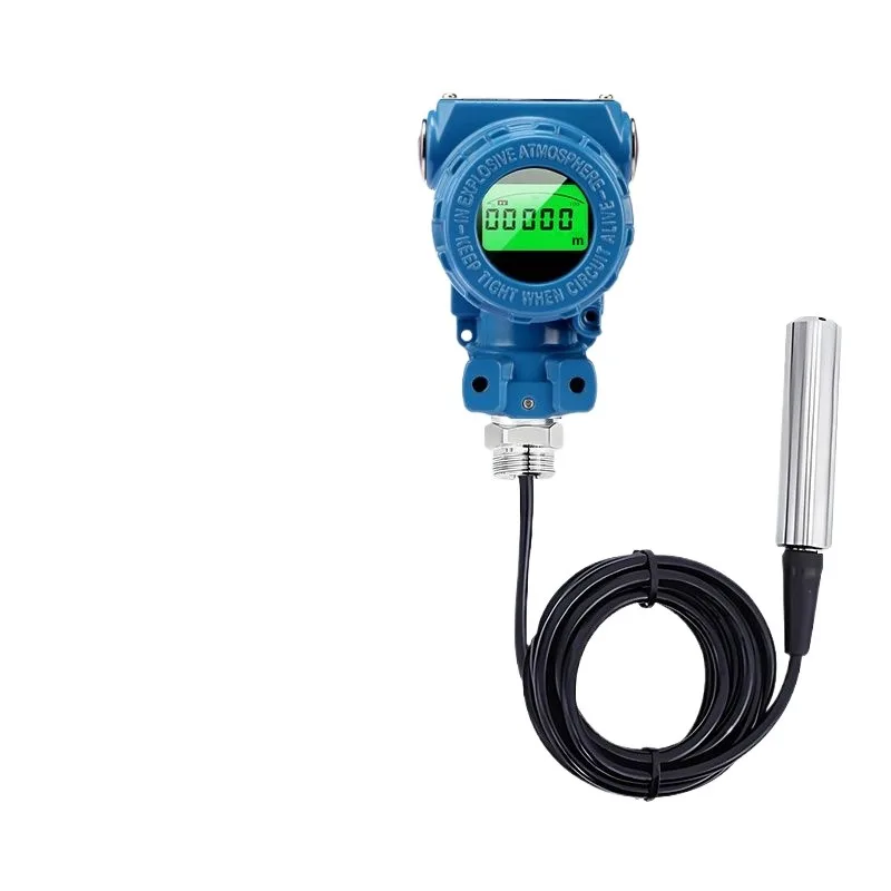 Input type liquid level variable static pressure fire pool liquid level sensor water tank well electronic digital gauge