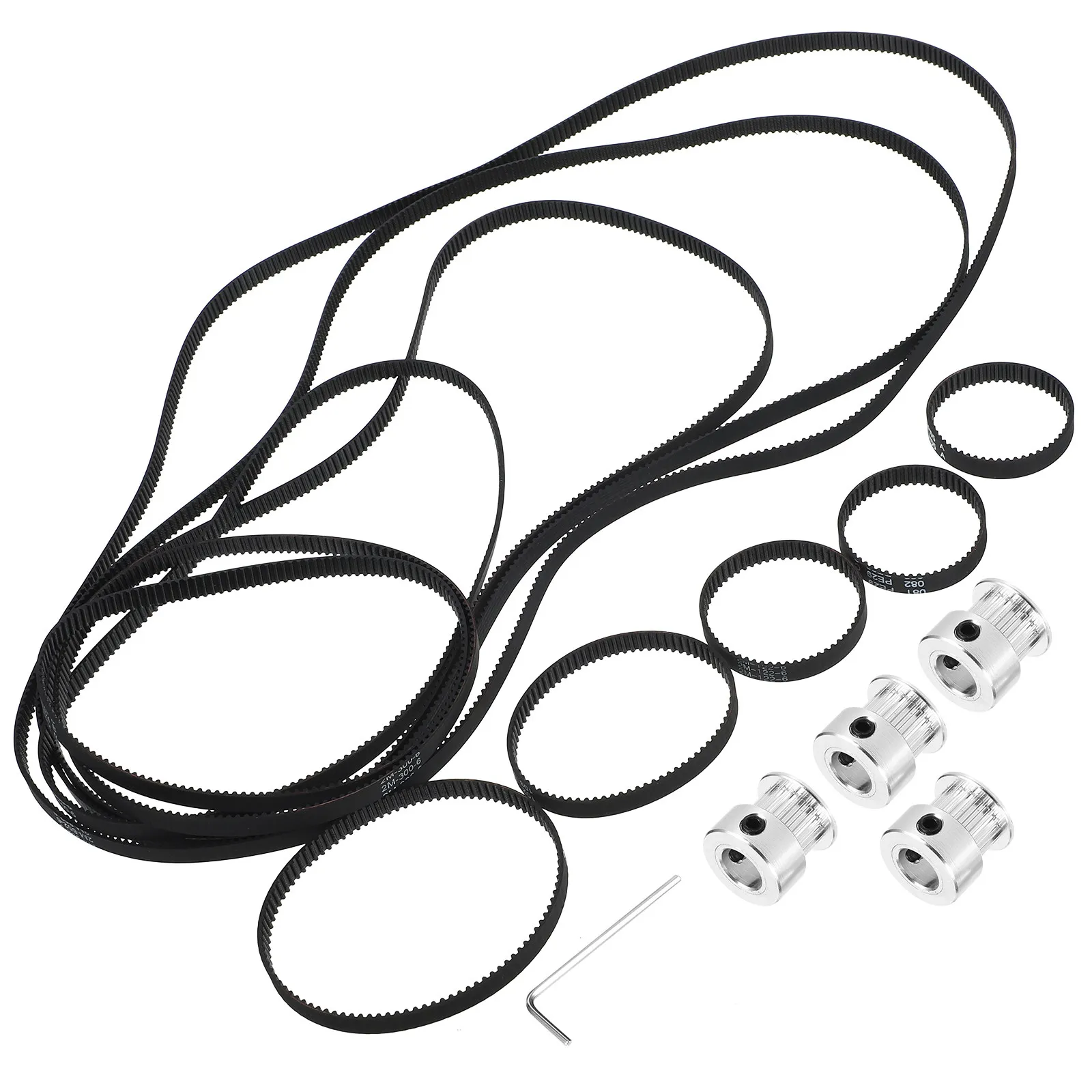 

1Set 3D Printer Timing Belt Rubber Gt2 Belt 6Mm for 3D Printing Replacement Professional Grade Print Accessory Kit