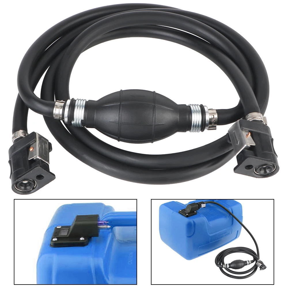 For Car Outboard Boat Marine Engine 2m/3m Length Fuel Pump Pipe Oil Hose Pipe Connector 8mm Diameter Fuel Desiel Line Hose