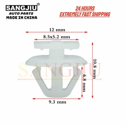 20Pcs Clips Guard Decorative Plate Strip Skirt Surround Compatible With For GAC Trumpchi GS5 GS7 GS8