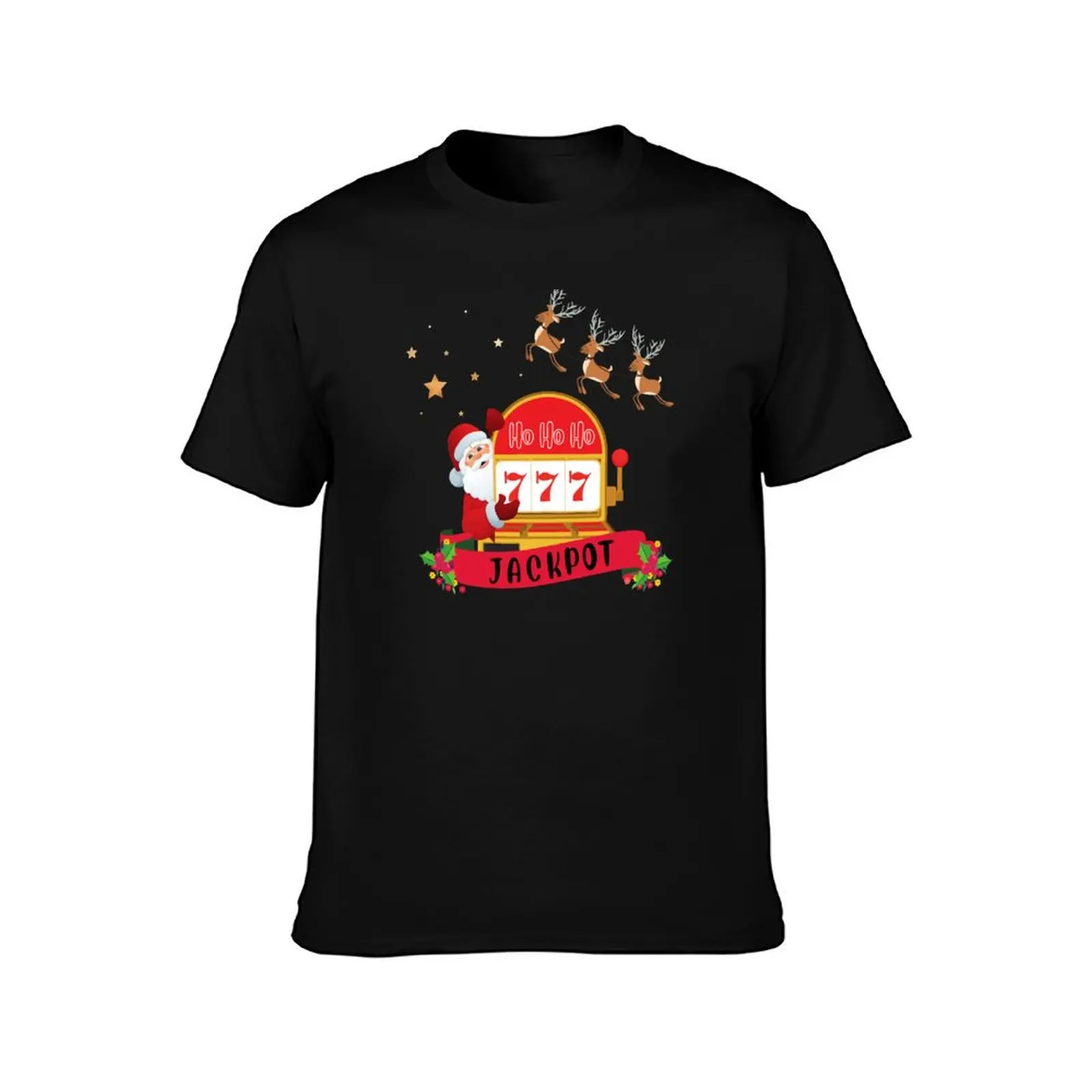 Santa Slot Machine T-Shirt UV Sun Protection Tee Shirt T-Shirt