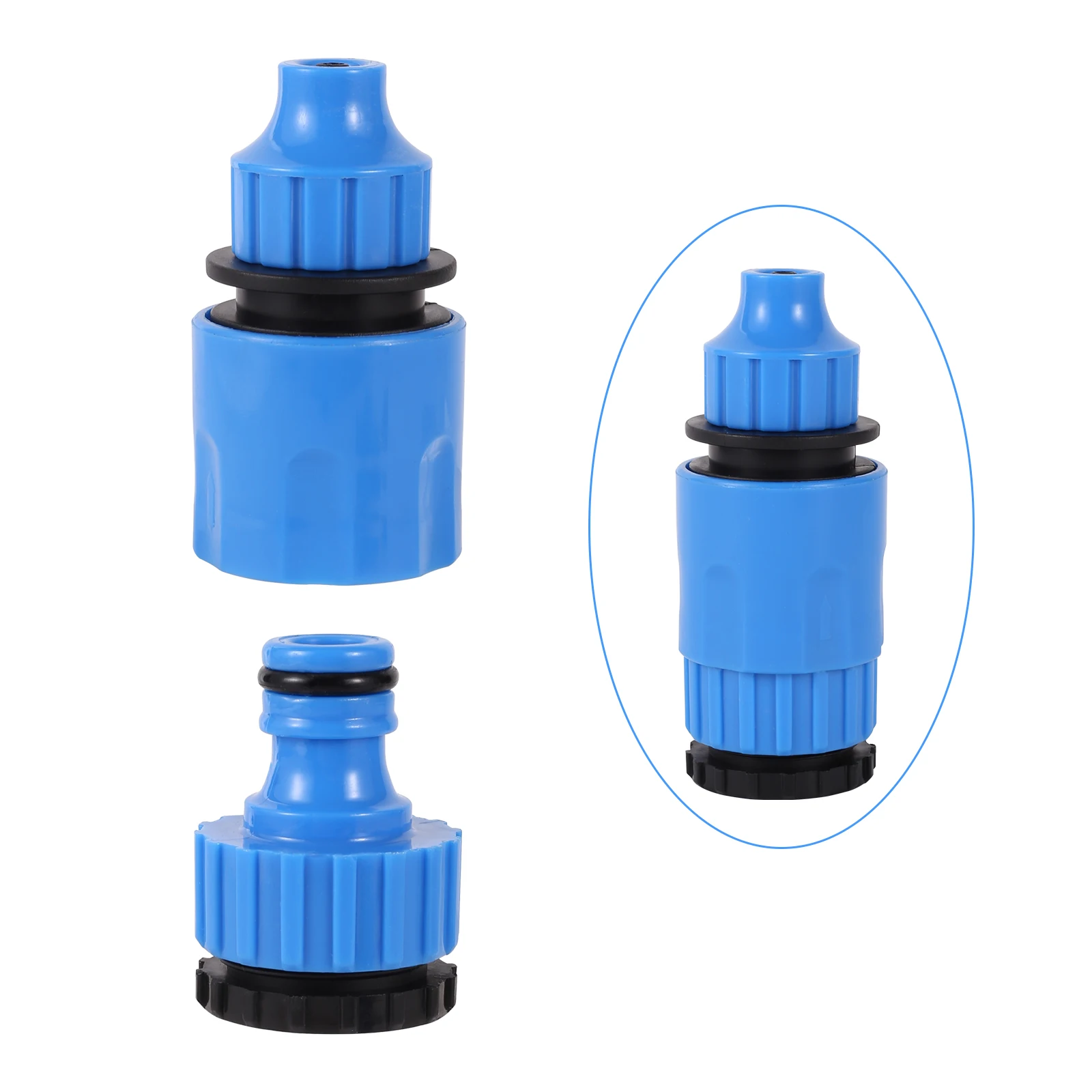 4/7mm 8/11mm Hose Quick Connector Garden Irrigation Lawn Watering Water Supply Fast Connect Joint Car Washing Cleaning Coupler